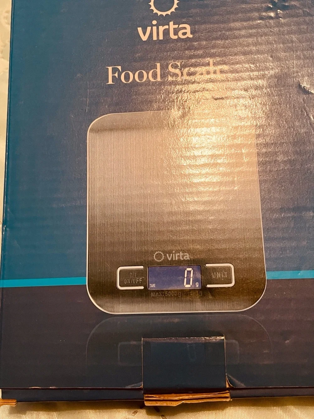 Digital Kitchen Scale in Blue